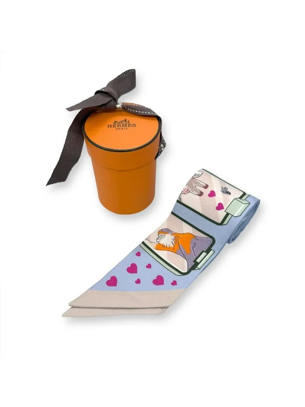 Hermes Story Twilly Scarf